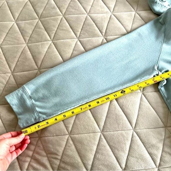 Eberjey Mason Lace-Up Mason Stretch Pima Cotton Modal Sky Blue Hoodie Size Large - Picture 15 of 16